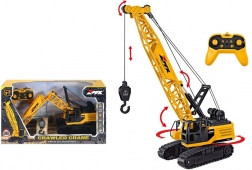 Fjernstyret kran 2,4 GHz gul