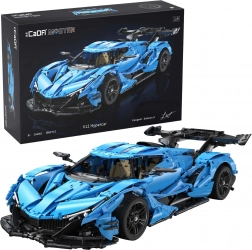 Byggesæt CADA Master blå V12 hypercar 1:8 (3865 klodser)