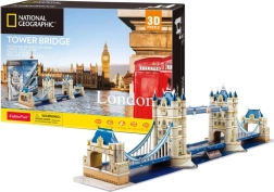 3D-puslespil NATIONAL GEOGRAPHIC Tower Bridge – 120 brikker