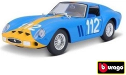 BBURAGO FERRARI 250 GTO 1:24 metalbyggesæt – blå
