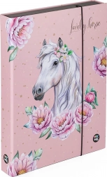 Boks til hæfter A4 Jumbo Hest Romantic