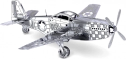 Metal 3D-model af flyet P-51 Mustang METAL EARTH