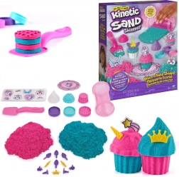 Kinetic Sand Unicorn konditori – cupcake-sæt 453 g med tilbehør