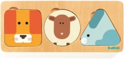 Indsæt-puslespil Djeco Former