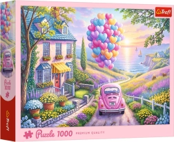 Puslespil 1000 brikker – Romantisk køretur – Trefl