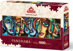ART PUZZLE Panoramisk puslespil Ansigter 1000 brikker