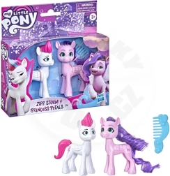 My Little Pony sæt med ponyerne Zipp Storm og Princess Petals BFF Adventure