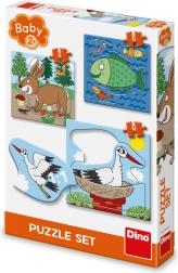 Dino puslespil Dyrene: Hvor bor de