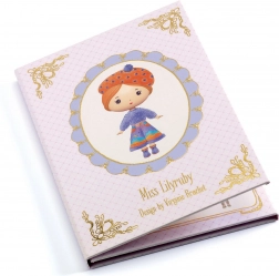 DJECO Tinyly flytbare klistermærker Miss Lilyruby