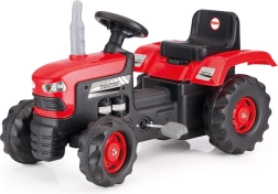 Stor rød pedaltraktor fra Dolu