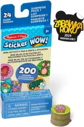 Sticker WOW – refill + mini hæfte – overraskelse