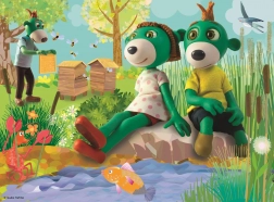 Treflíci puslespil: Ved dammen 30 brikker