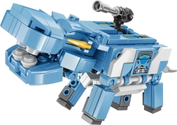 Qman Crystal Hippo – robotisk flodhest byggesæt