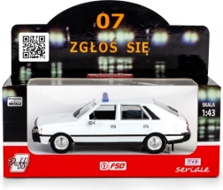 Polsk politibil POLONEZ 07 zgłoś się 1:43 metalmodel
