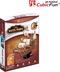 3D Puzzle Skib Santa Maria