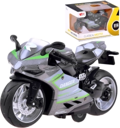 metalmodel af motorcykel med optræk – C