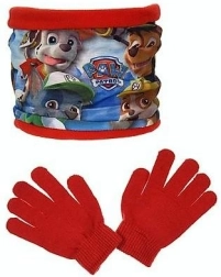 Halsedisse og handsker Paw Patrol