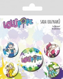 Sæt badges Lollipopz
