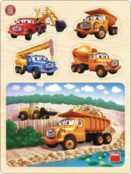 Dino træpuslespil Tatra i stenbruddet 13 brikker