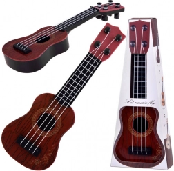 Mini ukulele til børn 25 cm – Brun