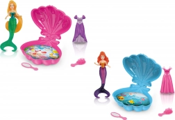 Havfrue med musling – legetøj 9,5 cm