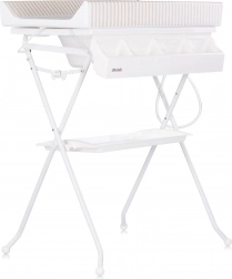 Badekar med puslemåtte og stativ Aqua Friends Chipolino