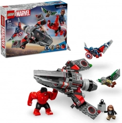 LEGO Marvel Kaptajn Amerika vs Red Hulk – luftkamp (76292)
