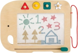 Petit Collage magnetisk tegnetavle i træ