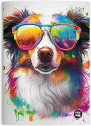 A4-linet notesbog Hund