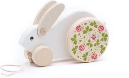 Stor hvid trækanin i træ fra Bajo