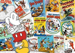 Puslespil 1000 brikker DISNEY – I Mickeys verden