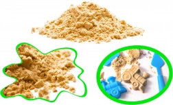 Magisk kinetisk sand til børn 1 kg – Beige
