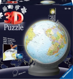 Ravensburger 3D lysende globus puslespil 540 brikker