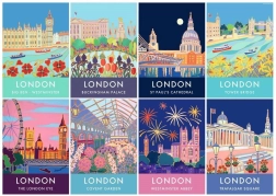 Ravensburger puslespil London i vintage-stil 1000 brikker