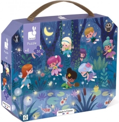 Puslespil i kuffert Nattens feer 36 brikker