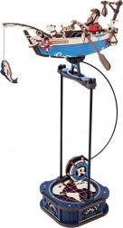 Mekanisk 3D-puslespil Fiskerbåd med pendul