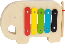 Petit Collage træxylofon elefant