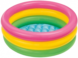 Børneoppusteligt bassin med blød bund 61x22 cm