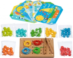 Træmosaik med pincet og broderi LUCY & LEO