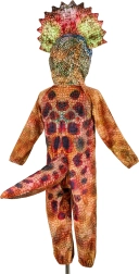 Souza børnekostume triceratops 3–4 år (98–104 cm)