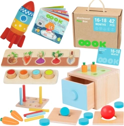 Montessori læringsboks Tooky Toy 7i1
