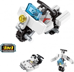 QMAN motorcykel 3-i-1 – mini byggesæt (36 dele)