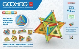 GEOMAG Supercolor magnetisk byggesæt 114 dele