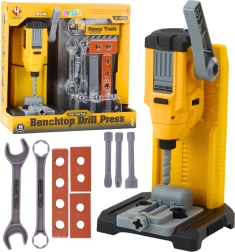 Børnebord-værkstedssæt med boremaskine og værktøj, 18 dele