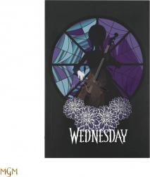 Linet notesbog Wednesday med blød indbinding, 128 sider