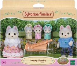 Huskyfamilie SYLVANIAN FAMILIES – figursæt med slæde
