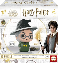 3D puslespil HARRY POTTER: Minerva McGonagall 39 brikker