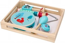 Træmusiksæt med egern