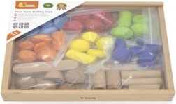 Træ Geometriske Byggesæt 52 stk Viga