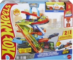 Hot Wheels City stuntgarage, 3-etagers parkering